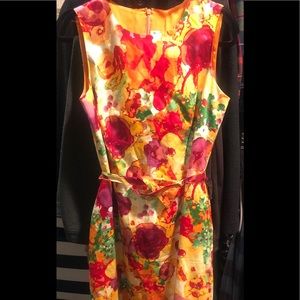 St. John Floral Spring Dress